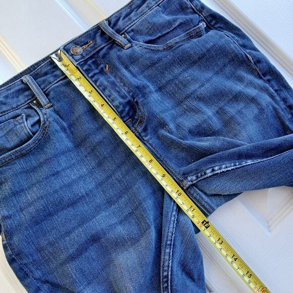 Vigoss Jagger Skinny Dark Wash 30 distressed  31"W 28"L ripped destruction - Picture 13 of 16